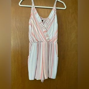 Pink Lily Romper
